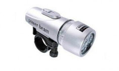 Lanterna bicicleta 5 led bright foto