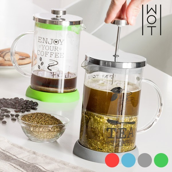Ceainic-Cafetieră cu Capac și Filtru Piston Wagon Trend foto mare Ceainic-Cafetieră cu Capac și Filtru Piston Wagon Trend foto mare