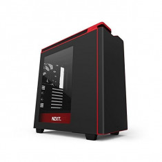 NZXT SemiTurn H440 Cutie Negru/Ro?u window foto