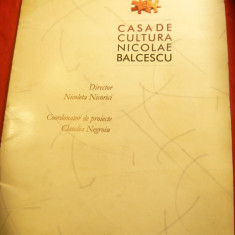 Dosar Prezentare Casa Cultura N.Balcescu -Piesa Teatru O noapte furtunoasa 2001