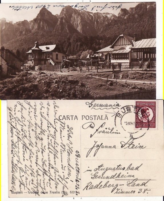 Busteni - Vedere de pe Trestie