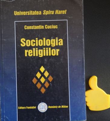 Sociologia religiilor Constantin Cuciuc foto