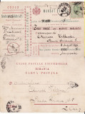 Bucuresti -mandat postal, clasica 1901- rara, Circulata, Printata
