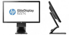 Monitor 22 inch LED, IPS, Full HD, HP EliteDisplay E221c, WebCam, Black, 3 Ani Garantie foto