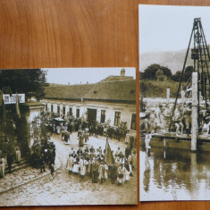 2 fotografii din Ardeal , 1945 , soldati rusi , demonstratie