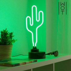 Lampa cu Neon Cactus Wagon Trend 6W foto