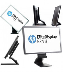 Monitor 24 inch LED, IPS, HP EliteDisplay E241i, Silver &amp;amp;#038; Black foto