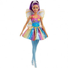 Papusa Barbie Dreamtopia Zana Mov din Regatul Rainbow Cove + Tutu Fetite CADOU foto