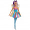 Papusa Barbie Dreamtopia Zana Mov din Regatul Rainbow Cove + Tutu Fetite CADOU