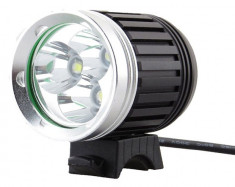 Far lanterna LED - PRO - 3000 L - 1xT6 XM-L LED - acumulator 6400 mAh foto