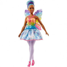 Papusa Barbie Dreamtopia Zana Mulatra din Regatul Rainbow Cove foto