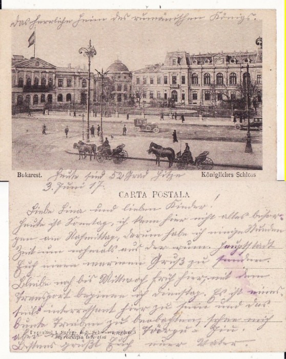 Bucuresti-Palatul Regal- militara, WWI, WK1