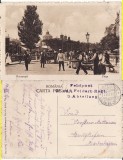 Bucuresti-Piata- militara, WWI, WK1, Circulata, Printata