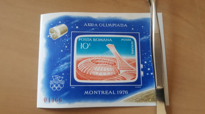 Romania neștampilate 1976 - J.O. Montreal- serie+col.dant.+col. nedantelată foto