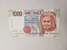 ITALIA 1000 LIRE 1990 foto