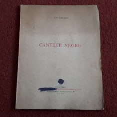 Cantece Negre - Ion Caraion - 1946