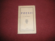 Poesii - George Calinescu (editie princeps) - 1937 foto