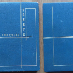Perieteanu , Sonete , 1936 , editia 1 in legatura bibliofila , integral piele