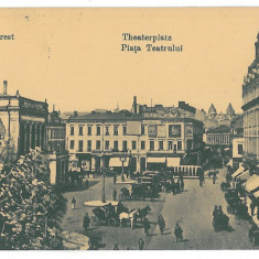 4021 - BUCURESTI, Romania, Market - old postcard, CENSOR - used - 1917