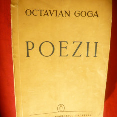 Octavian Goga - Poezii - Ed. Cugetarea 1941