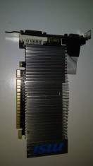 Placa video 1 Gb DDR3 / 64 Bit MSI N210 / PCI Express / HDMI (O3) foto