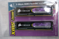 Kit memorie 2gb ddr2 667mhz Corsair XMS2 foto