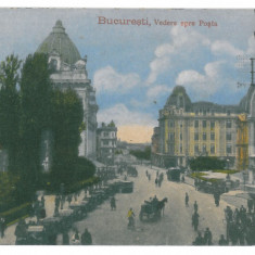 4280 - BUCURESTI, Market, Romania - old postcard, CENSOR - used - 1917