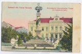 4292 - TURNU-SEVERIN, Ethnic, Military, Traian Statue - old PC. - used - 1906, Circulata, Printata