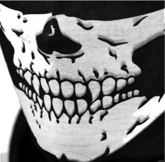 Cagula masca bandana motor Halloween SKI foto