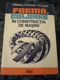 V. Moldovan - Formă și culoare &icirc;n construcția de mașini ( Introd. in design)