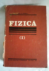 FIZICA ION M.POPESCU VOL,1, 1982 foto