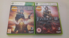 LOT 2 Jocuri - FABLE II + III - XBOX 360 [Second hand] foto