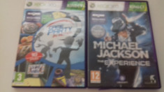 LOT 2 Jocuri - Kinect Game Party - Michael Jackson - XBOX 360 [Second hand] foto