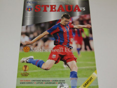 Program meci fotbal STEAUA Bucuresti - MOTHERWELL FC (30.07.2009) foto