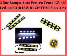 Lumini De Zi Cu LED - DRL Daytime Running Light - Rezistente La Apa Si Praf foto