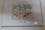 MONACO 1981 &ndash; FRUCTE IN 4 ANOTIMPURI, bloc stampilat, D13