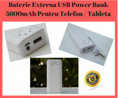 Baterie Externa USB / Acumulator Power Bank 5600mAh Pentru Telefon / Tableta foto