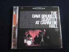 The Dave Brubeck Quartet - At Carnegie Hall _dublu CD,album foto