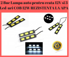 Lumini De Zi Cu LED - DRL Daytime Running Light - Rezistente La Apa Si Praf foto