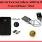 Baterie Externa Solara / Incarcator Portabil 5000 mAh Pentru iPhone / iPad
