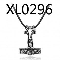 Pandantiv ciocanul lui Thor Mjolnir Norse sign amuleta protectoare foto