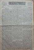 Cumpara ieftin Ziarul Observatorul ; Politic , national si literar , an 1 ,nr. 6 , Sibiu , 1878
