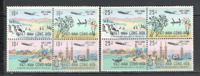 Vietnam de Sud.1972 20 ani Aviatia bloc 4 SV.361