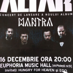 Poster Alatar - Mantra - Lansare Cluj