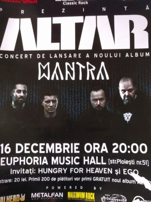Poster Alatar - Mantra - Lansare Cluj foto