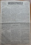 Cumpara ieftin Ziarul Observatorul ; Politic , national si literar , an 1 ,nr. 5 , Sibiu , 1878