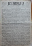 Cumpara ieftin Ziarul Observatorul ; Politic , national si literar , an 1 ,nr. 2 , Sibiu , 1878