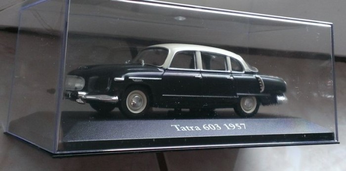 Macheta Tatra 603 1957 negru - Atlas 1/43
