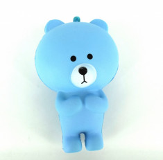 Squishy Antistress Ursulet Teddy Parfumat cu Revenire Lenta (Albastru) foto