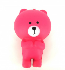 Squishy Antistress Ursulet Teddy Parfumat cu Revenire Lenta (Roz) foto